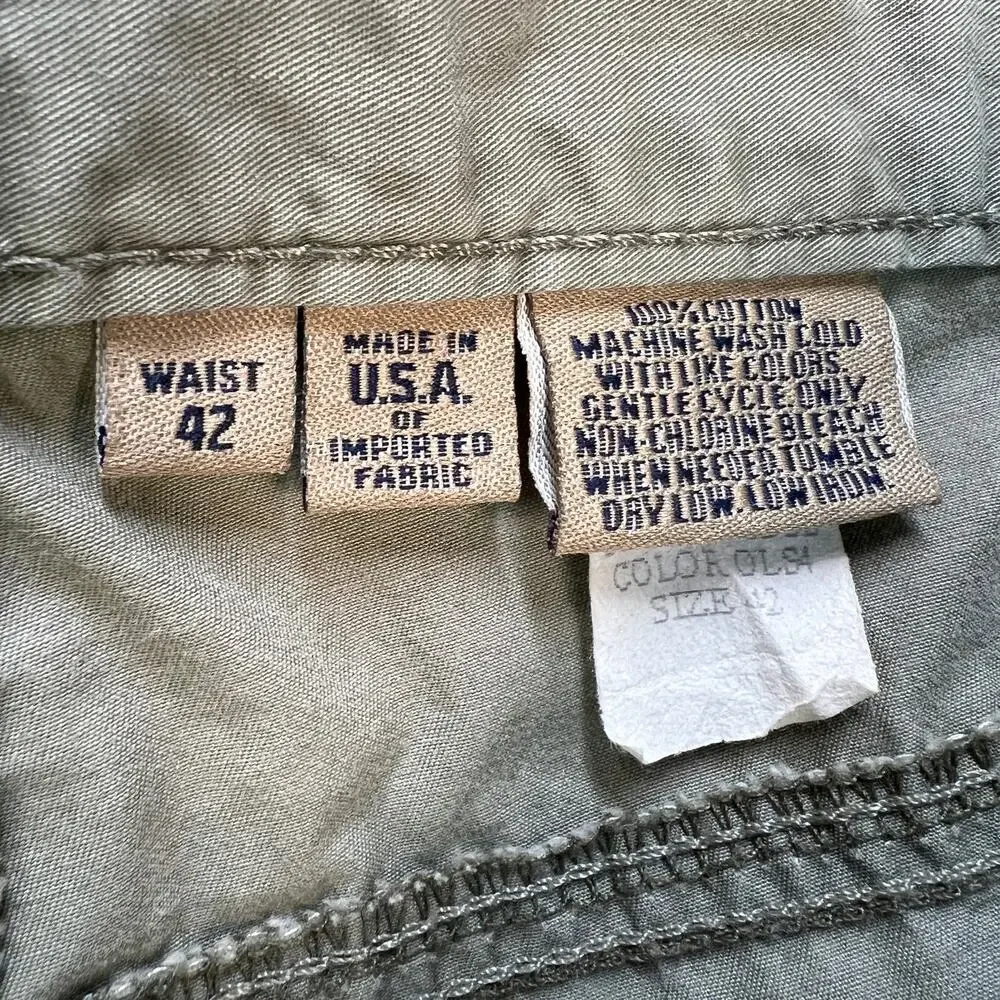 Bill’s Khakis Pants Classic Fit Broken In Twill Green
